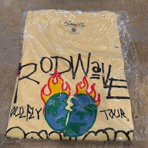 Soulfly NWT Rod Wave Tour Gone Till November Graphic T-Shirt 3XL Concert Rap - Picture 4 of 6